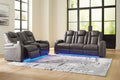 Fyne-Dyme Sofa and Loveseat - Shadow