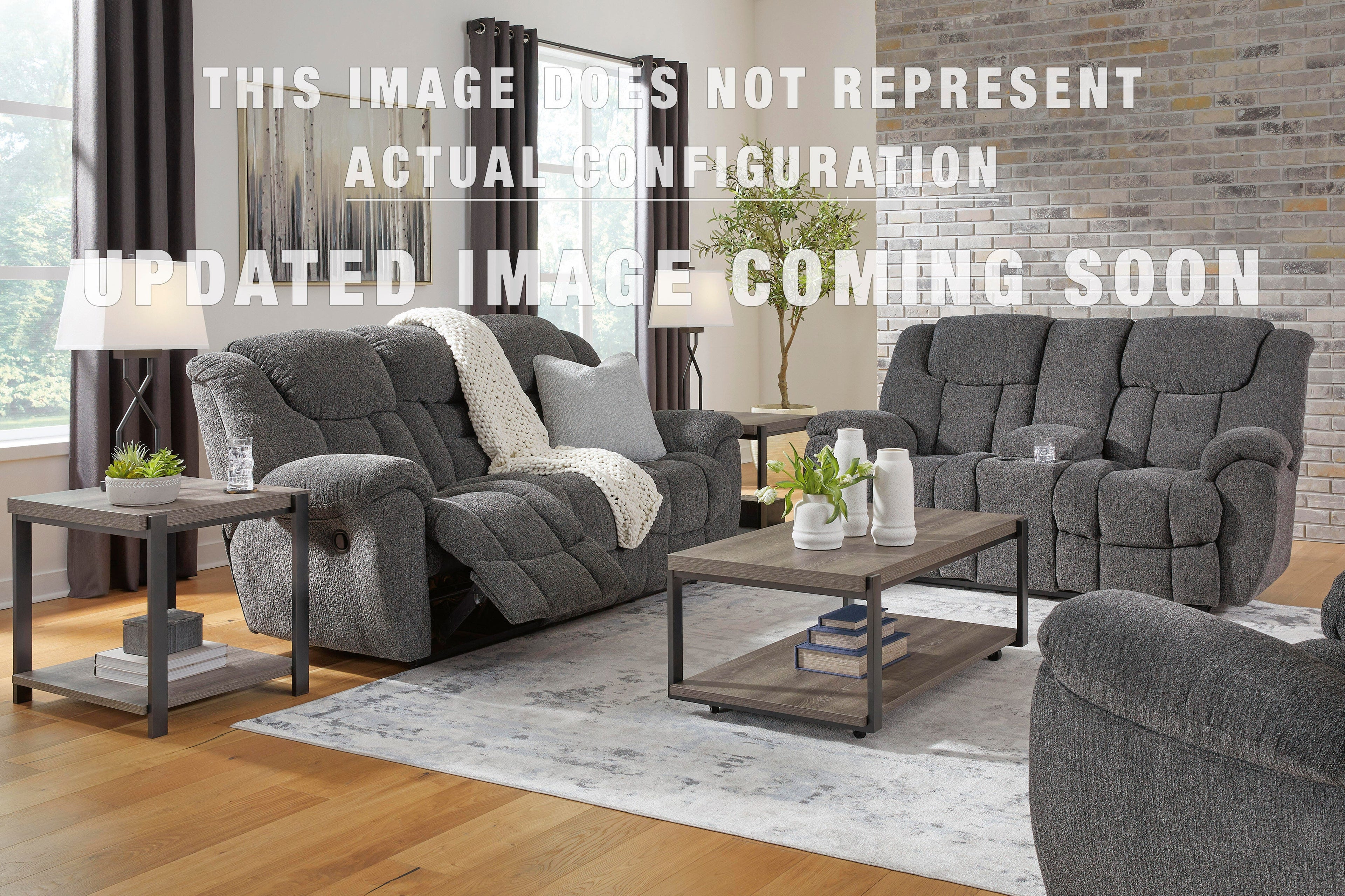 Foreside Living Room Sets Collection - Charcoal