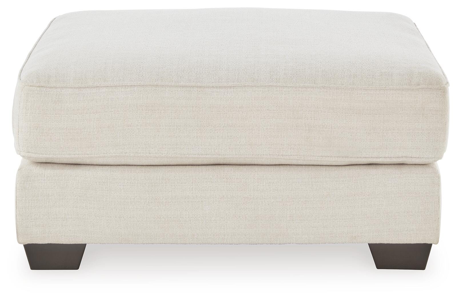 Lerenza Oversized Accent Ottoman - Birch