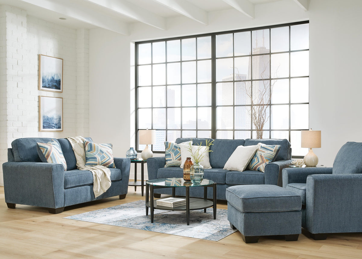 Cashton Living Room Sets Collection - Blue