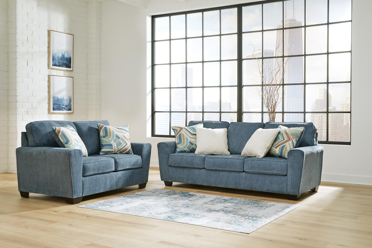 Cashton Living Room Sets Collection - Blue
