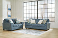Cashton Sofa and Loveseat - Blue