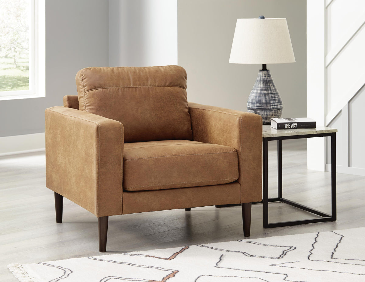 Telora Sofas and Seating Collection - Caramel