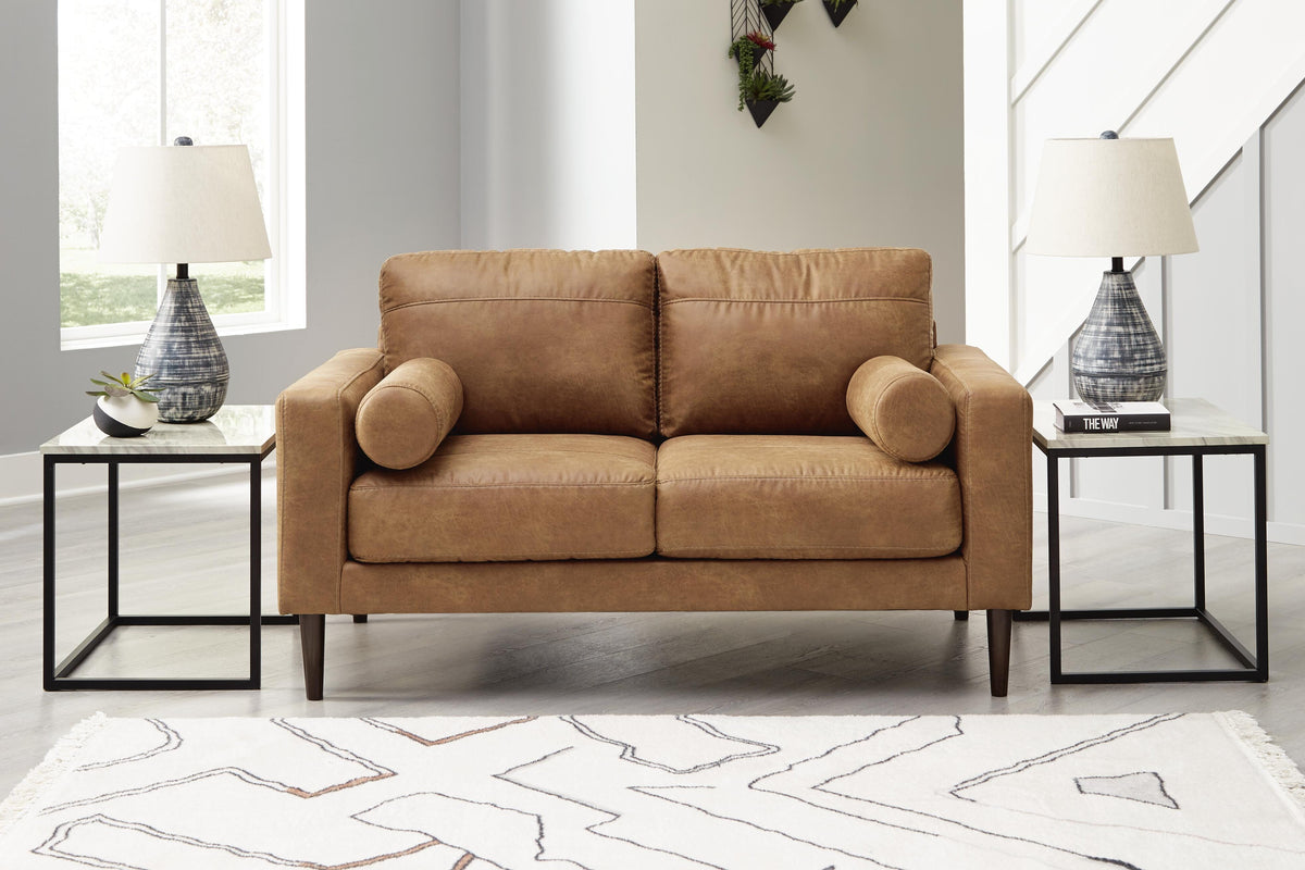 Telora Sofas and Seating Collection - Caramel
