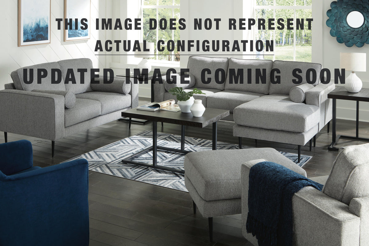 Hazela Living Room Sets Collection - Charcoal