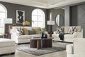Heartcort Sofa, Loveseat, Chair and Ottoman - Quartz
