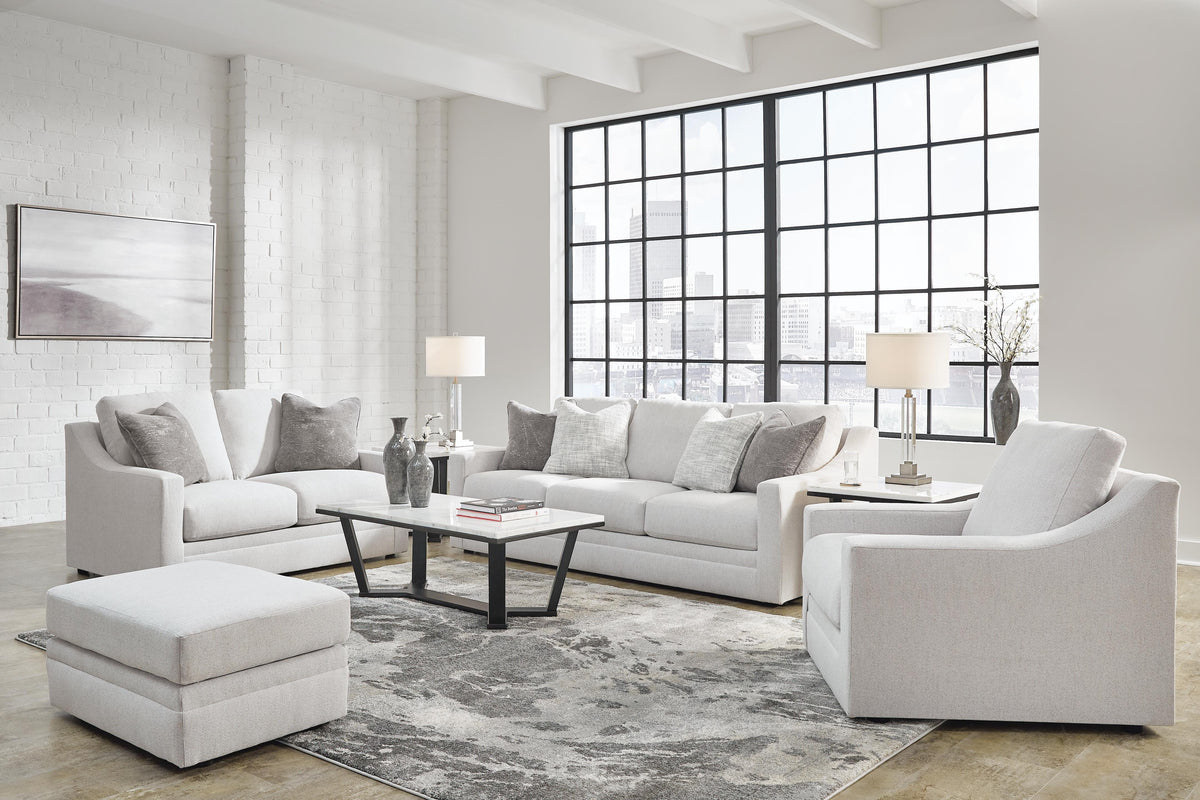 Maitelynn Living Room Sets Collection - Chalk