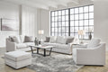 Maitelynn Sofa, Loveseat, Chair and Ottoman - Chalk