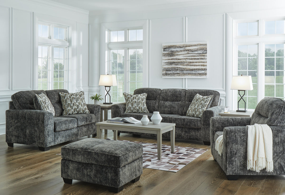 Lonoke Living Room Sets Collection - Gunmetal