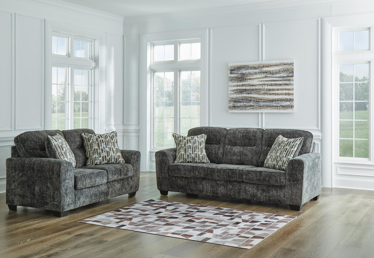 Lonoke Living Room Sets Collection - Gunmetal