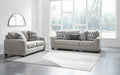 Avenal Park Sofa and Loveseat - Flannel