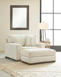 Maggie Chair and Ottoman - Birch