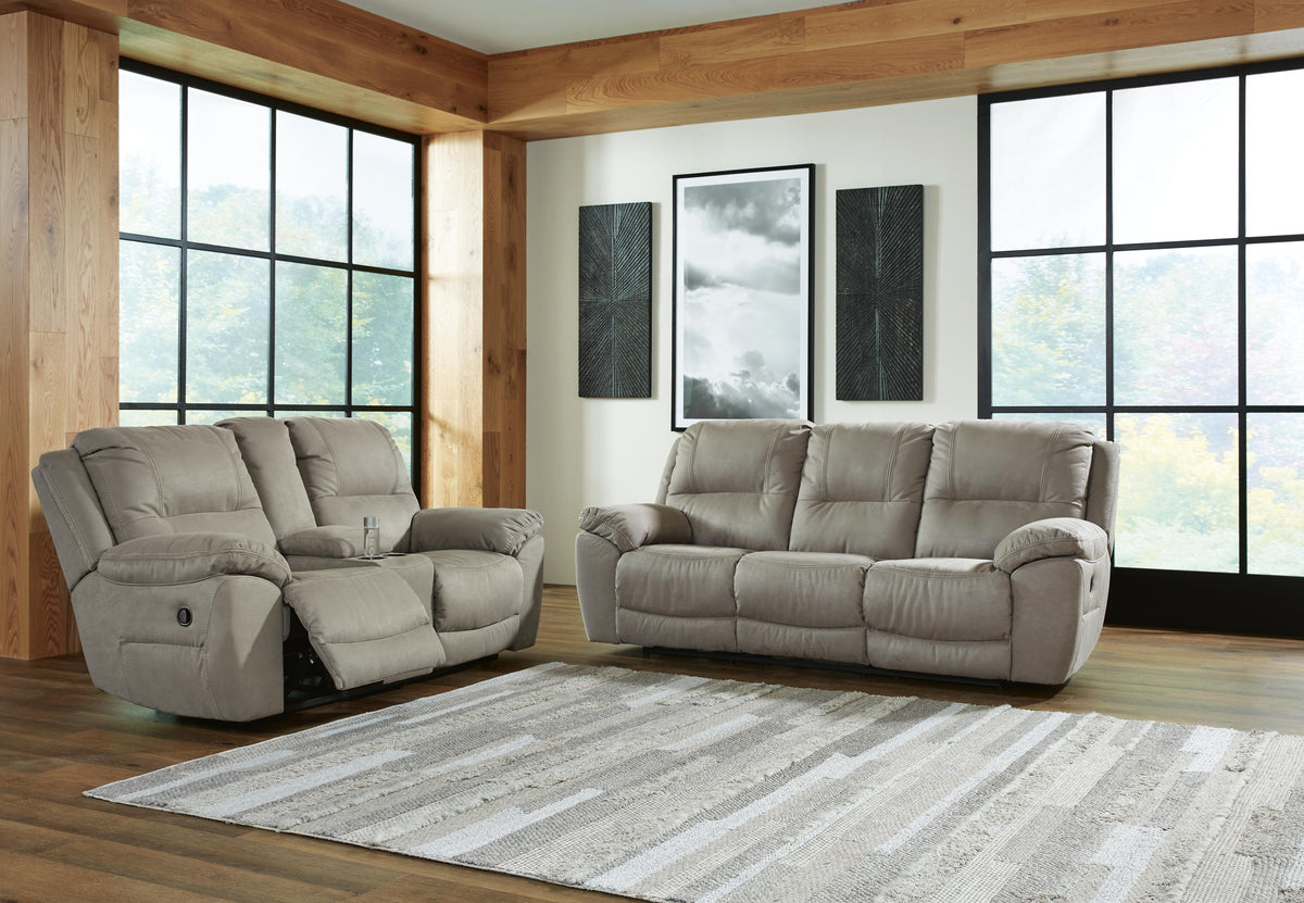 Next-Gen Gaucho 2 Piece Sofa and Loveseat - Putty