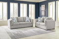 Evansley Sofa and Loveseat - Pewter