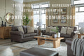 Roxmere Sofa, Loveseat, Chair and Ottoman - Umber