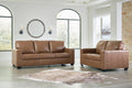 Bolsena Sofa and Loveseat - Caramel