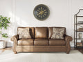 Dairton Wall Clock - Black/Gold Finish