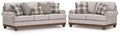 Stoughton Sofa and Loveseat - Sandstone