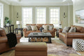 Carianna Living Room Sets Collection - Caramel