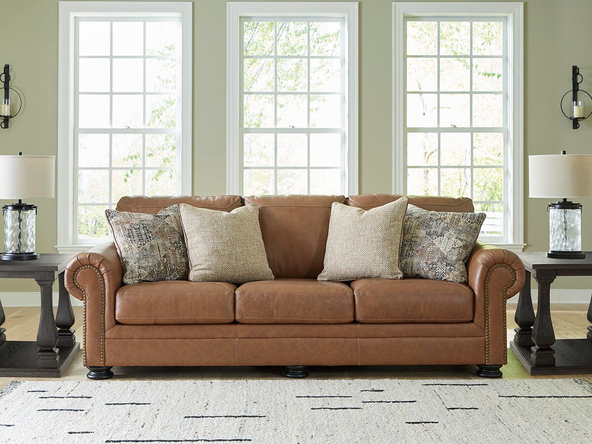 Carianna Sofas and Seating Collection - Caramel