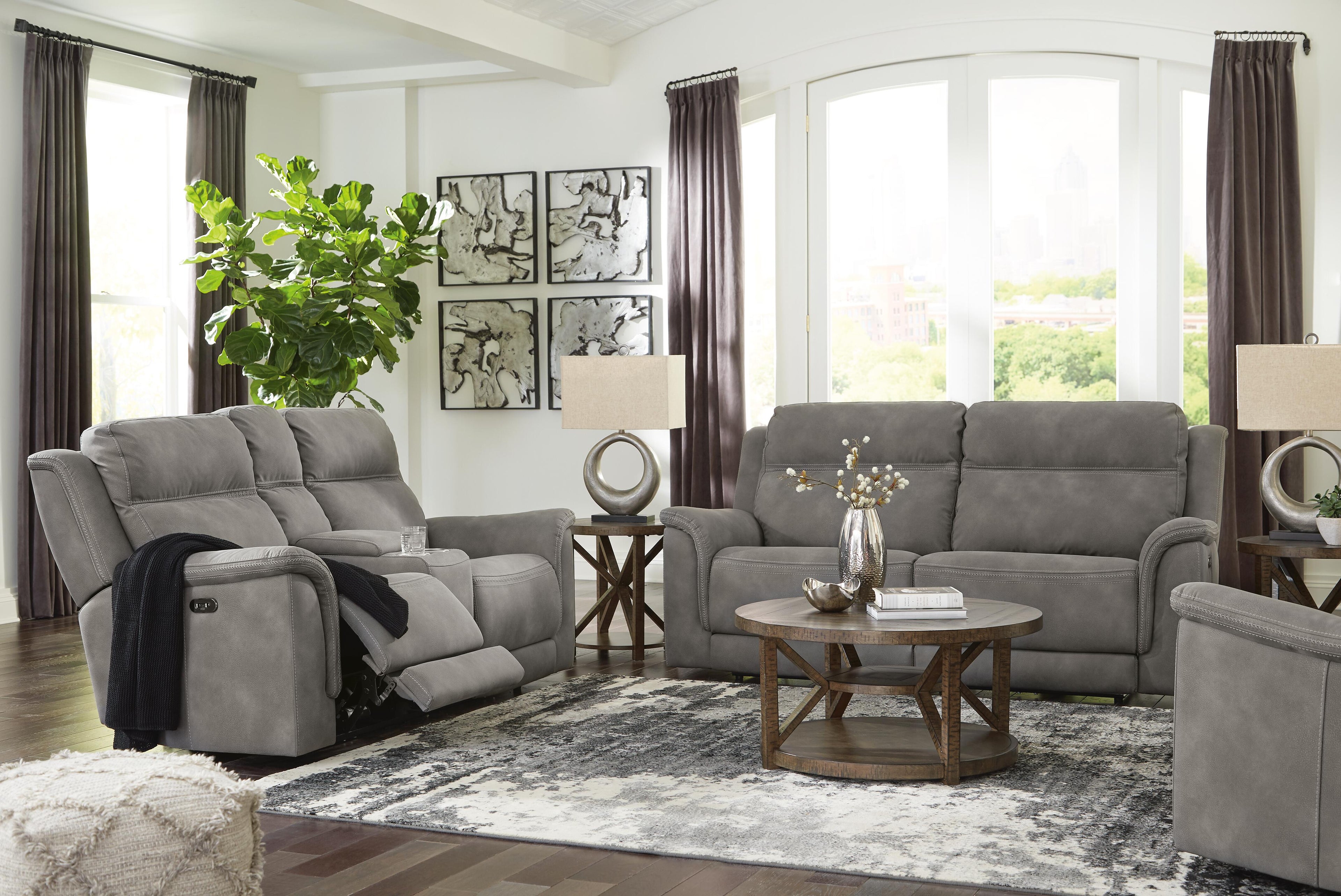 Next-Gen DuraPella Sofa, Loveseat and Recliner - Slate