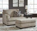 Stonemeade Chair and Ottoman - Taupe