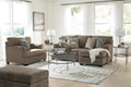 Stonemeade Sofa Chaise, Chair, and Ottoman - Nutmeg