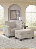 Willarae Chair and Ottoman - Taupe