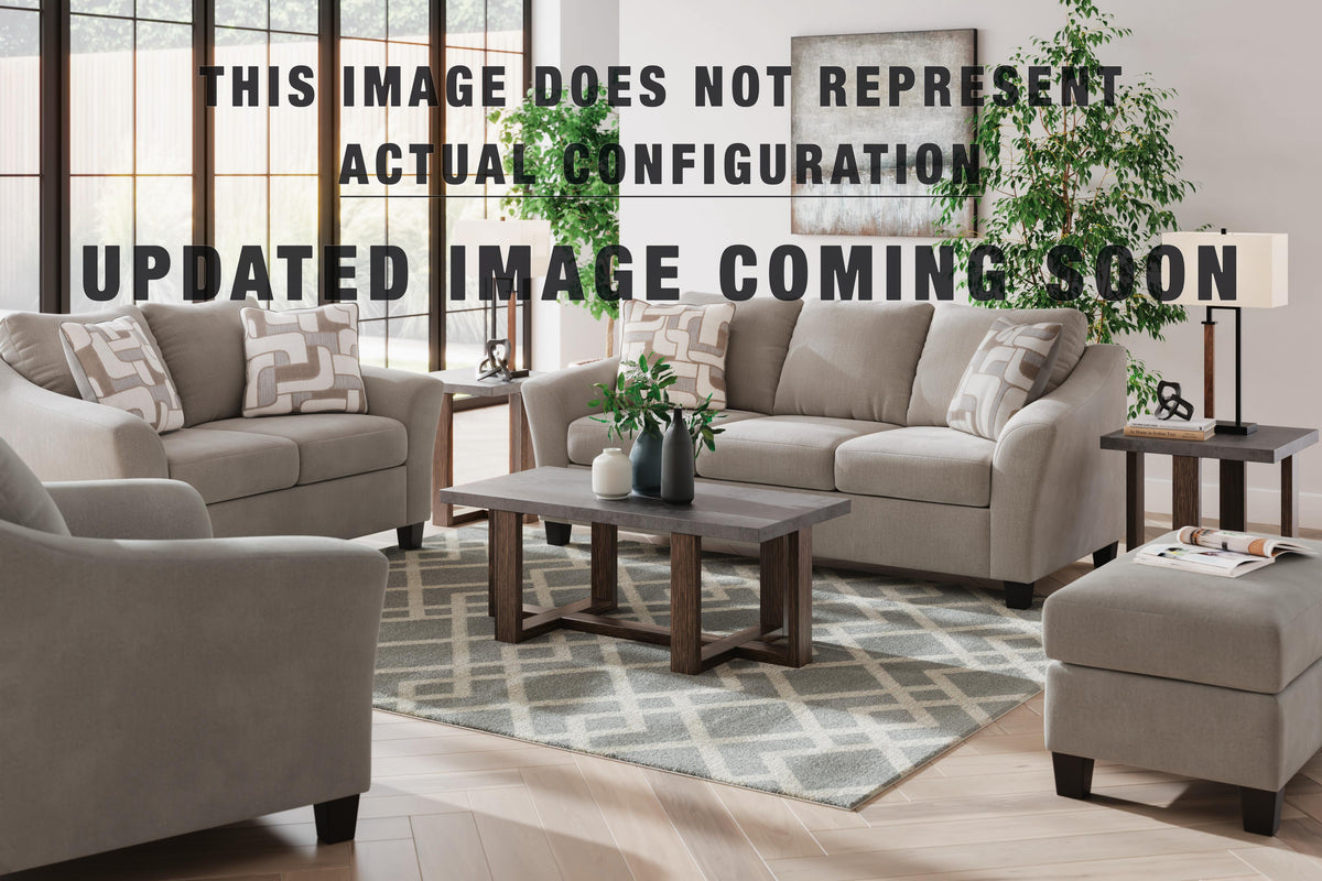 Willarae Sofa, Loveseat, Chair and Ottoman - Taupe