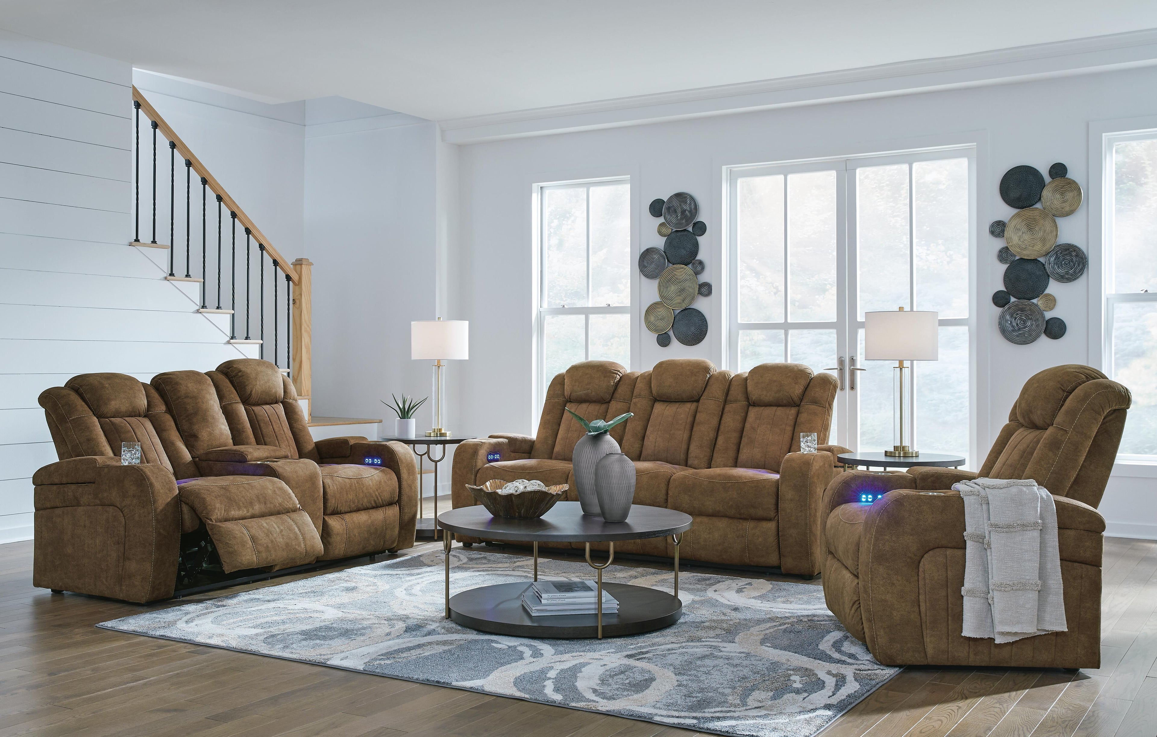 Wolfridge Living Room Sets Collection - Brindle
