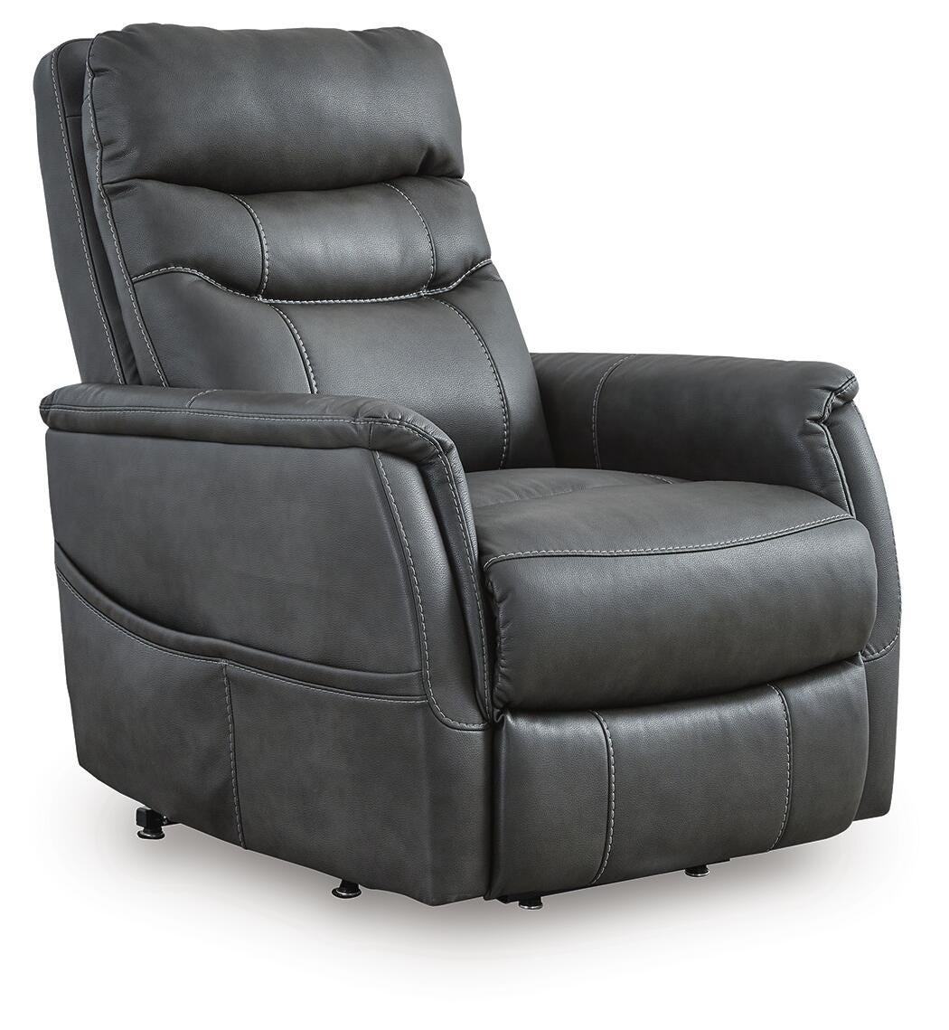 Strawbill Power Lift Recliner - Shadow