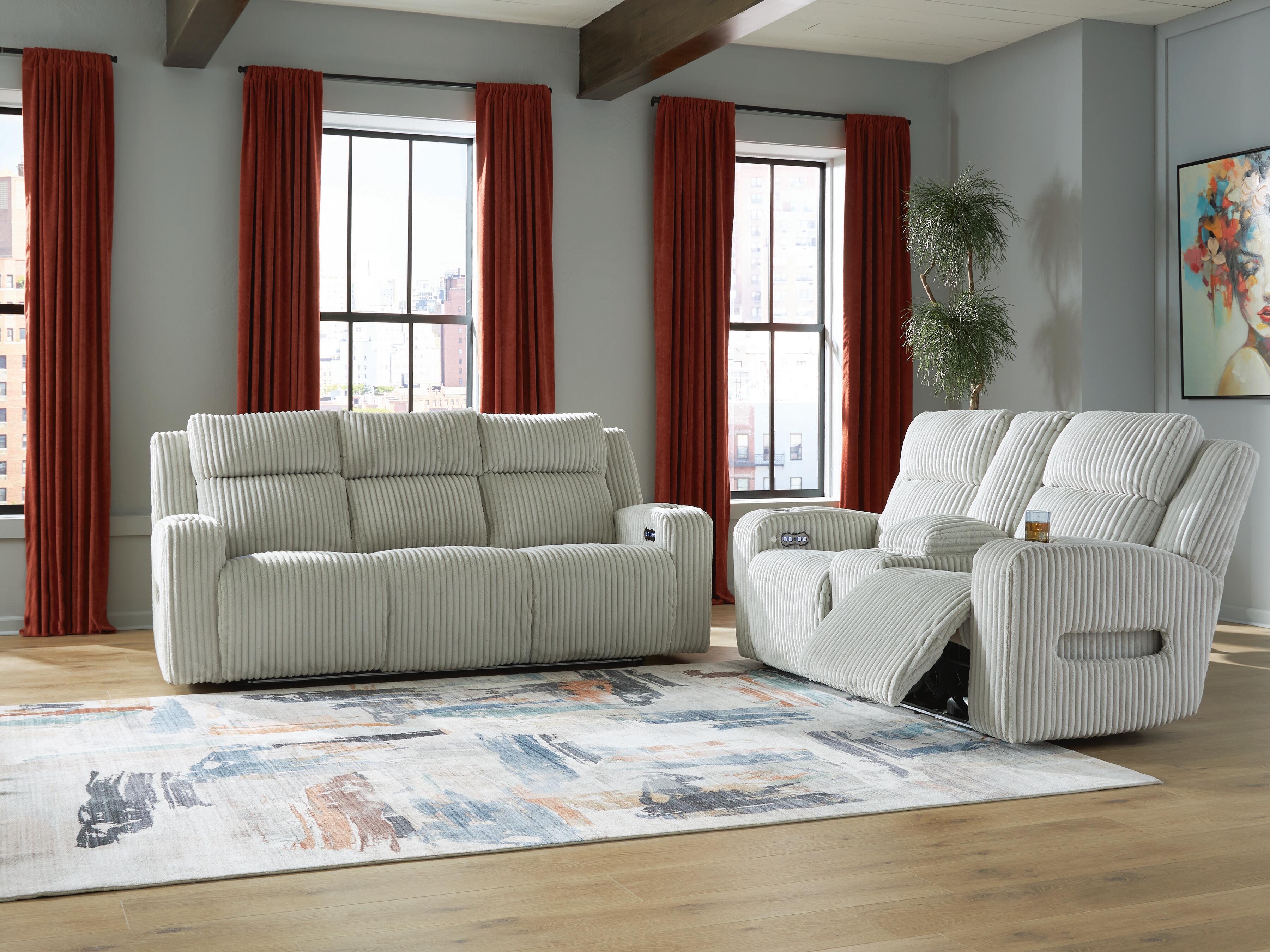 TwinBrooke 2 Piece Sofa and Loveseat - Alloy