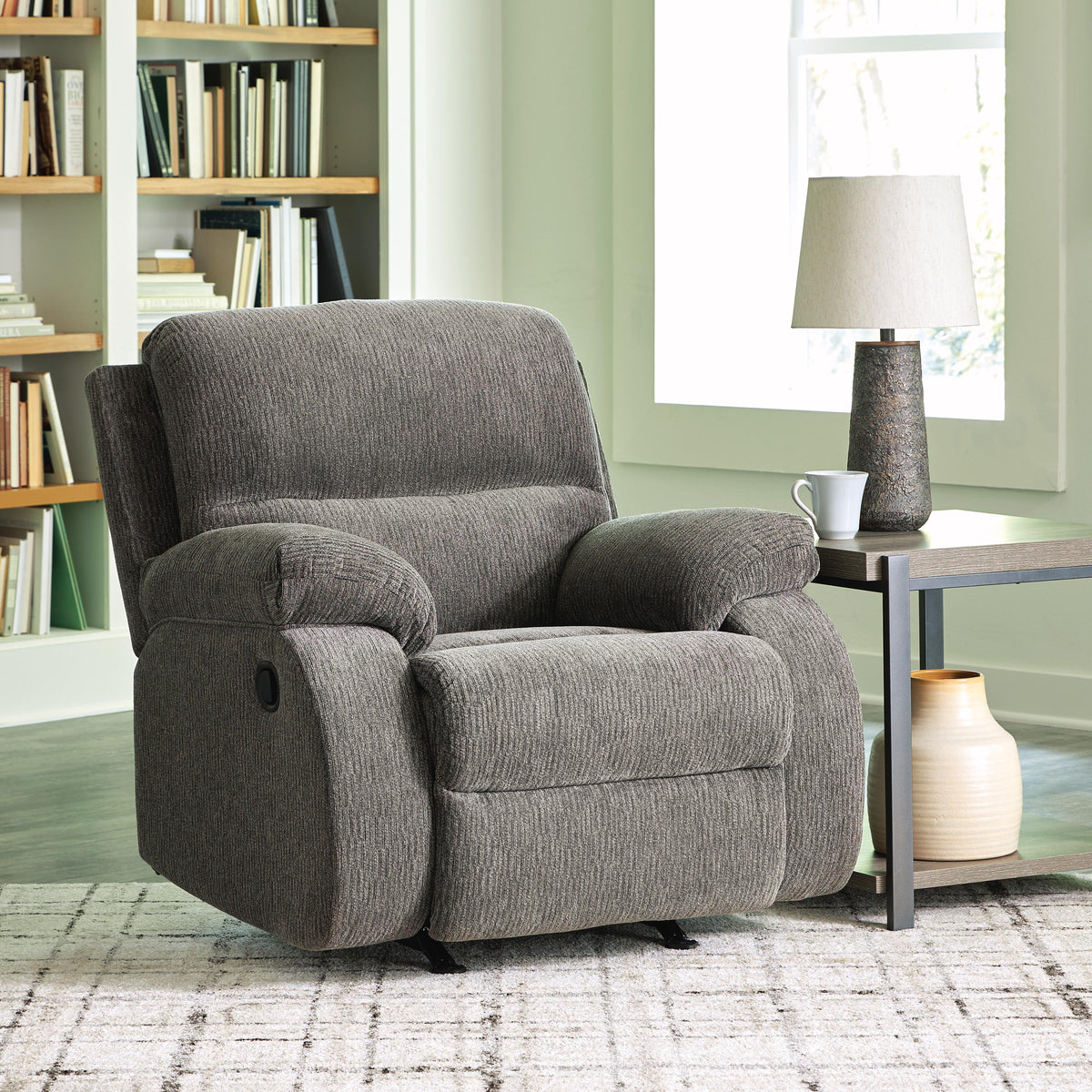 Scranto Rocker Recliner - Brindle