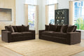 Maxton Heights Sofa and Loveseat - Bittersweet