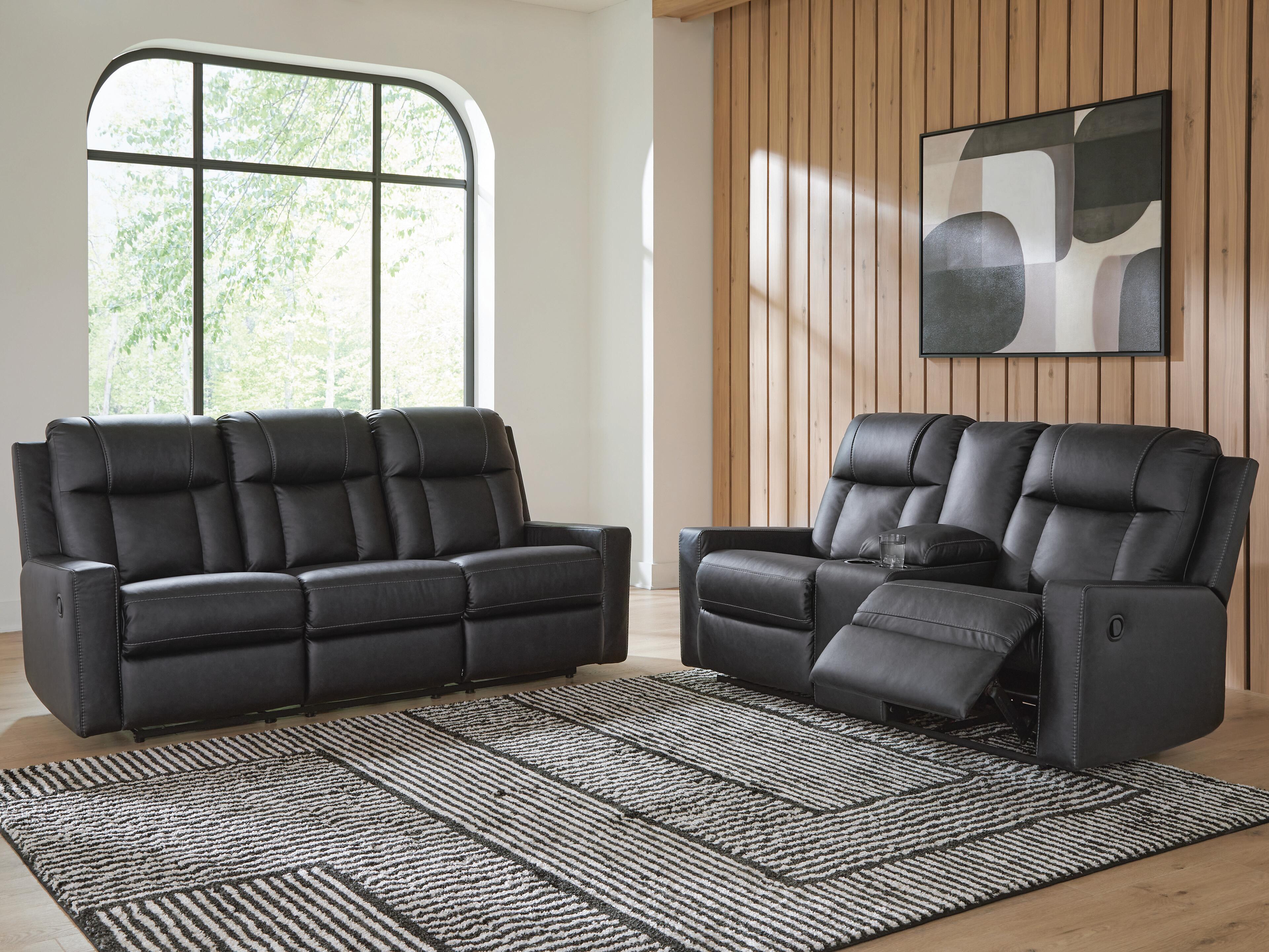 Mackmenville Living Room Sets Collection - Carbon