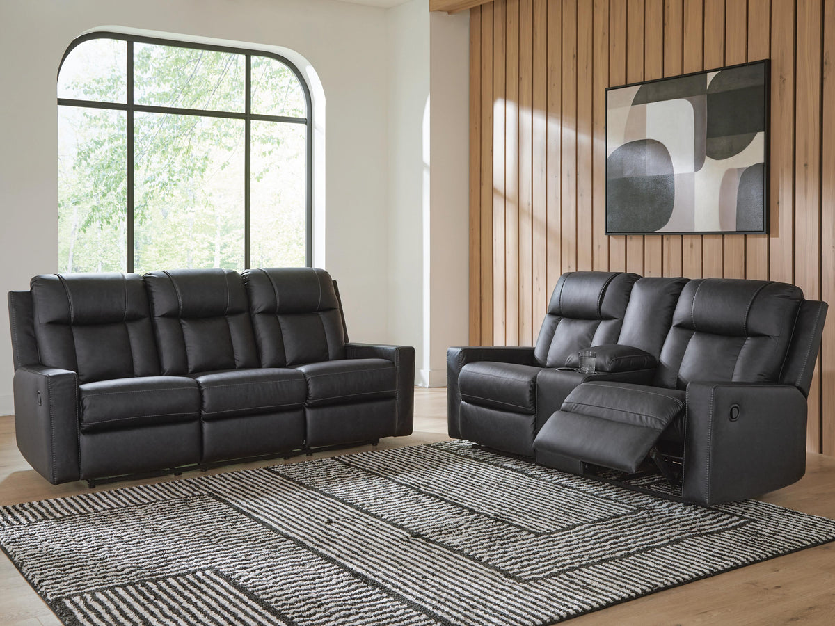 Mackmenville Living Room Sets Collection - Carbon