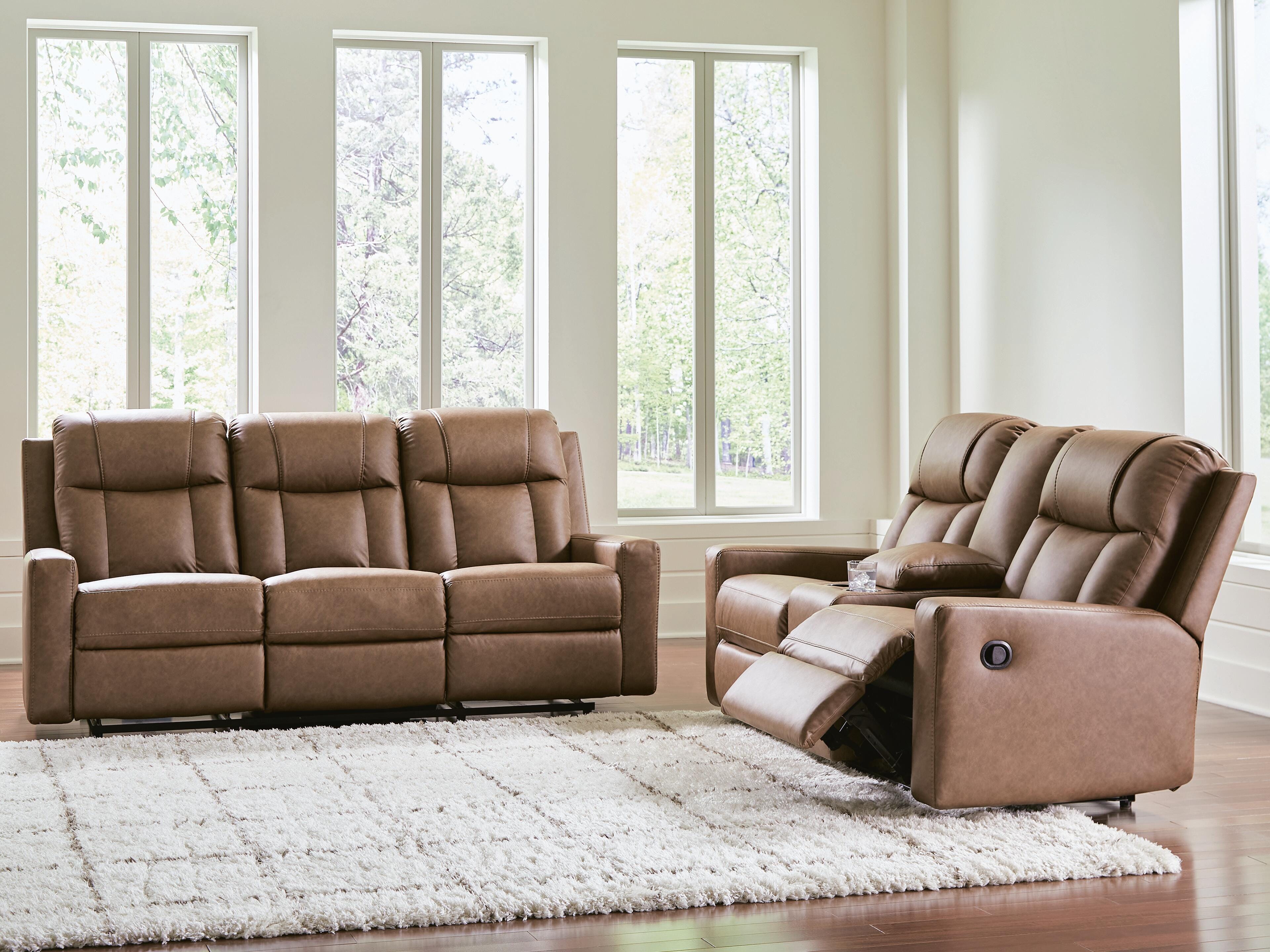 Mackmenville Living Room Sets Collection - Caramel
