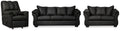 Darcy Sofa, Loveseat and Recliner - Black