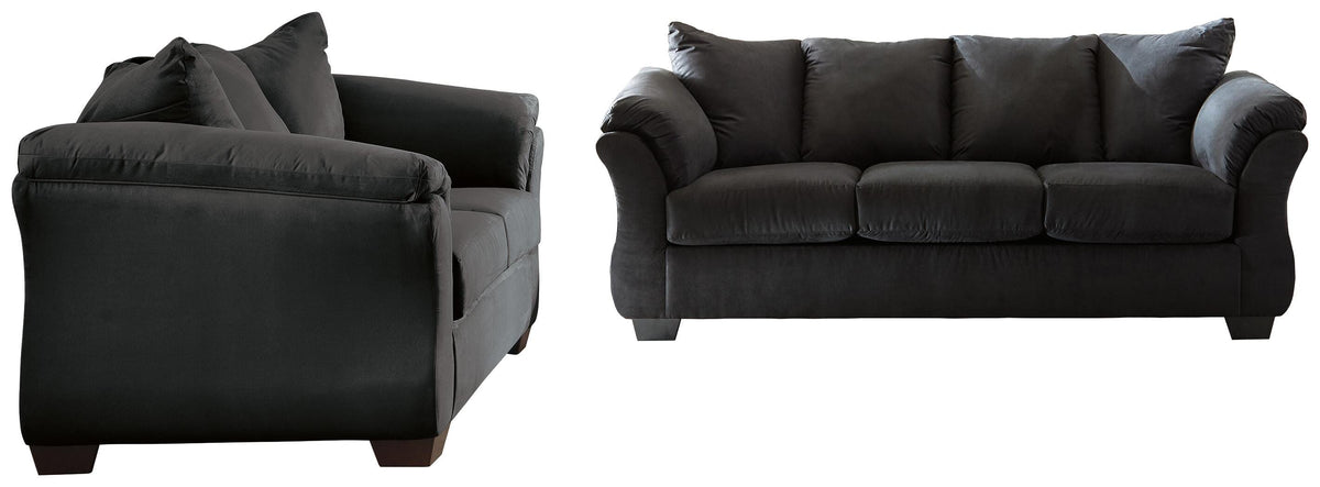 Darcy Living Room Sets Collection - Black