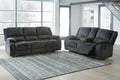 Draycoll Sofa and Loveseat - Slate