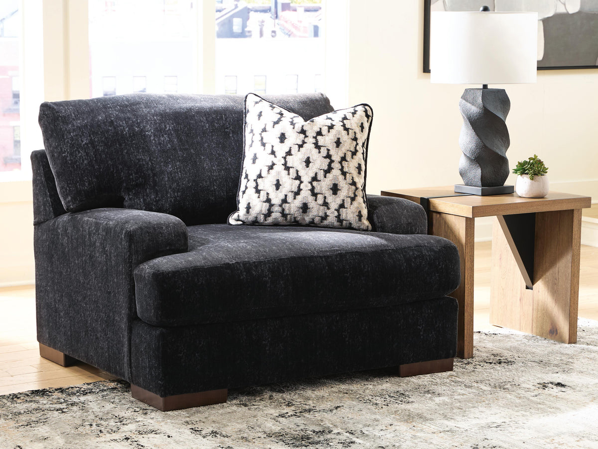 Whitmore Manor Sofas and Seating Collection - Black Pearl