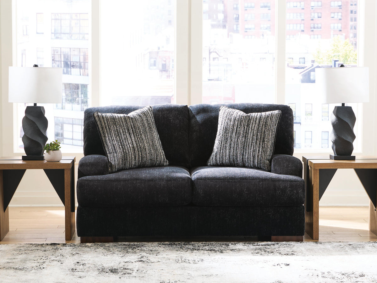 Whitmore Manor Sofas and Seating Collection - Black Pearl