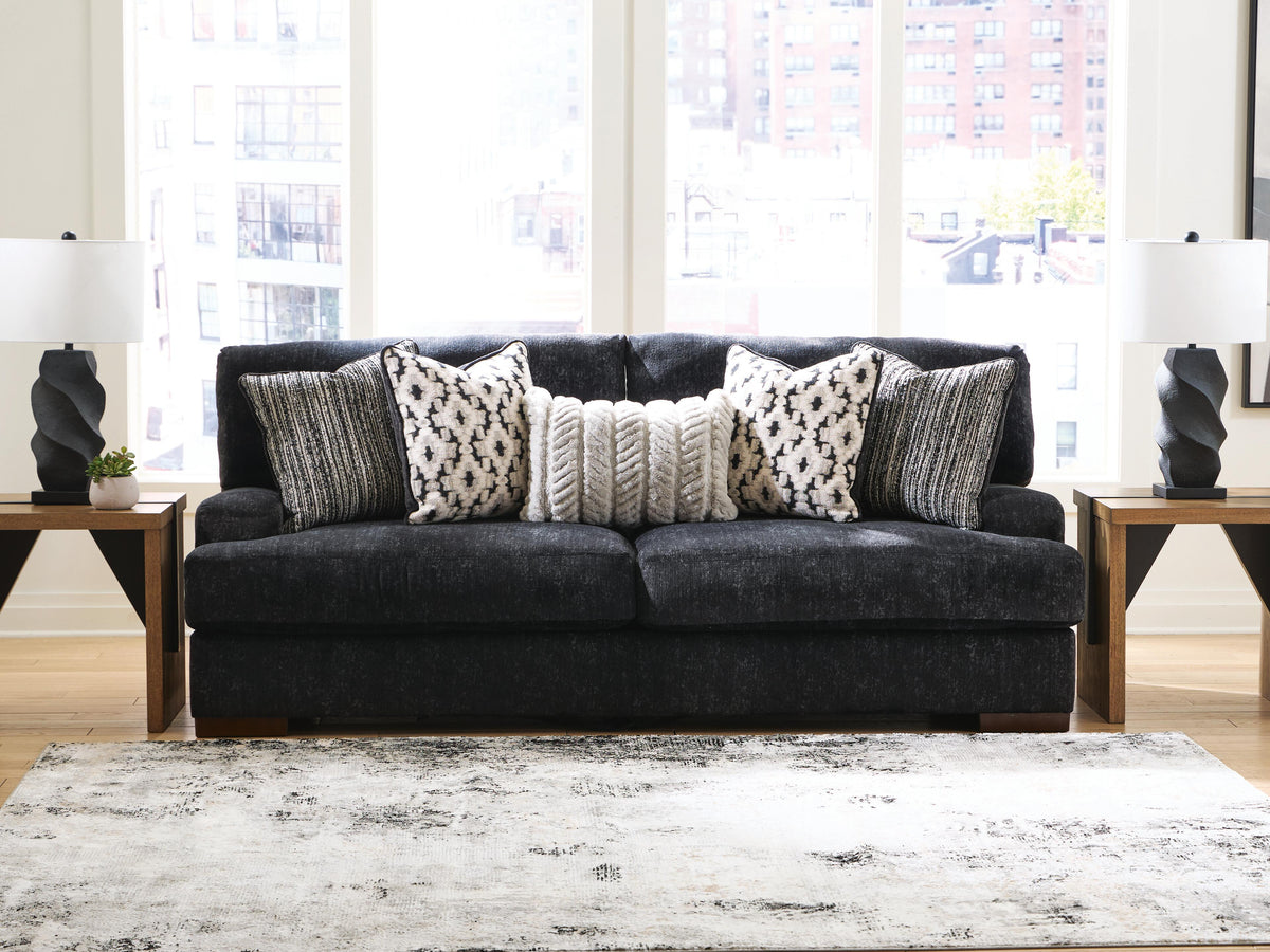 Whitmore Manor Sofas and Seating Collection - Black Pearl