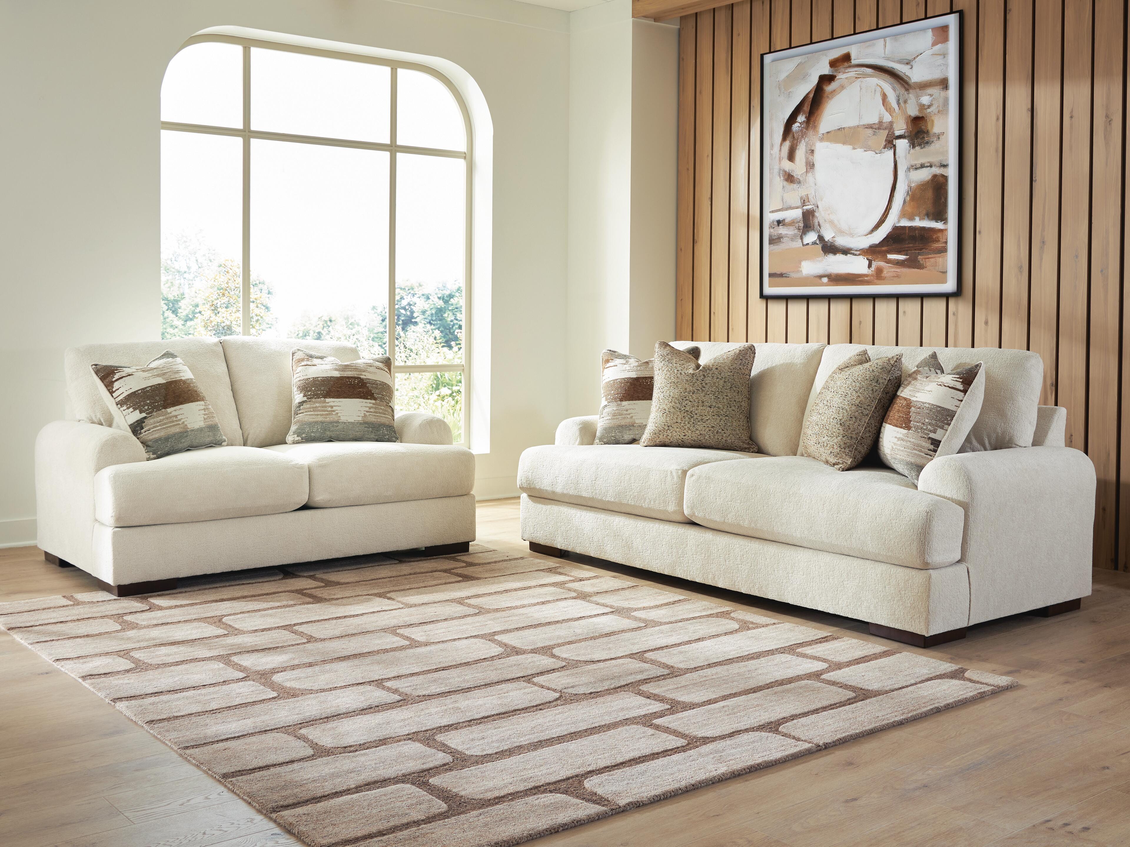 Nolenburg Sofa and Loveseat - Sand