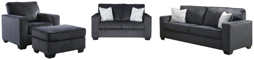 Altari Living Room Sets Collection - Slate