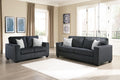 Altari Sofa and Loveseat - Slate