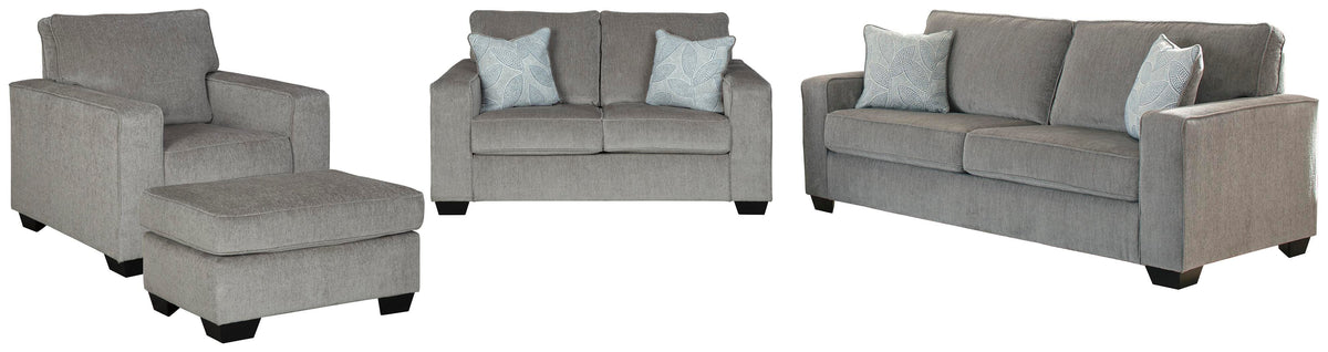 Altari Living Room Sets Collection - Alloy