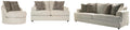 Soletren Sofa, Loveseat and Chair - Stone