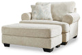 Monaghan Chair and Ottoman - Sandstone