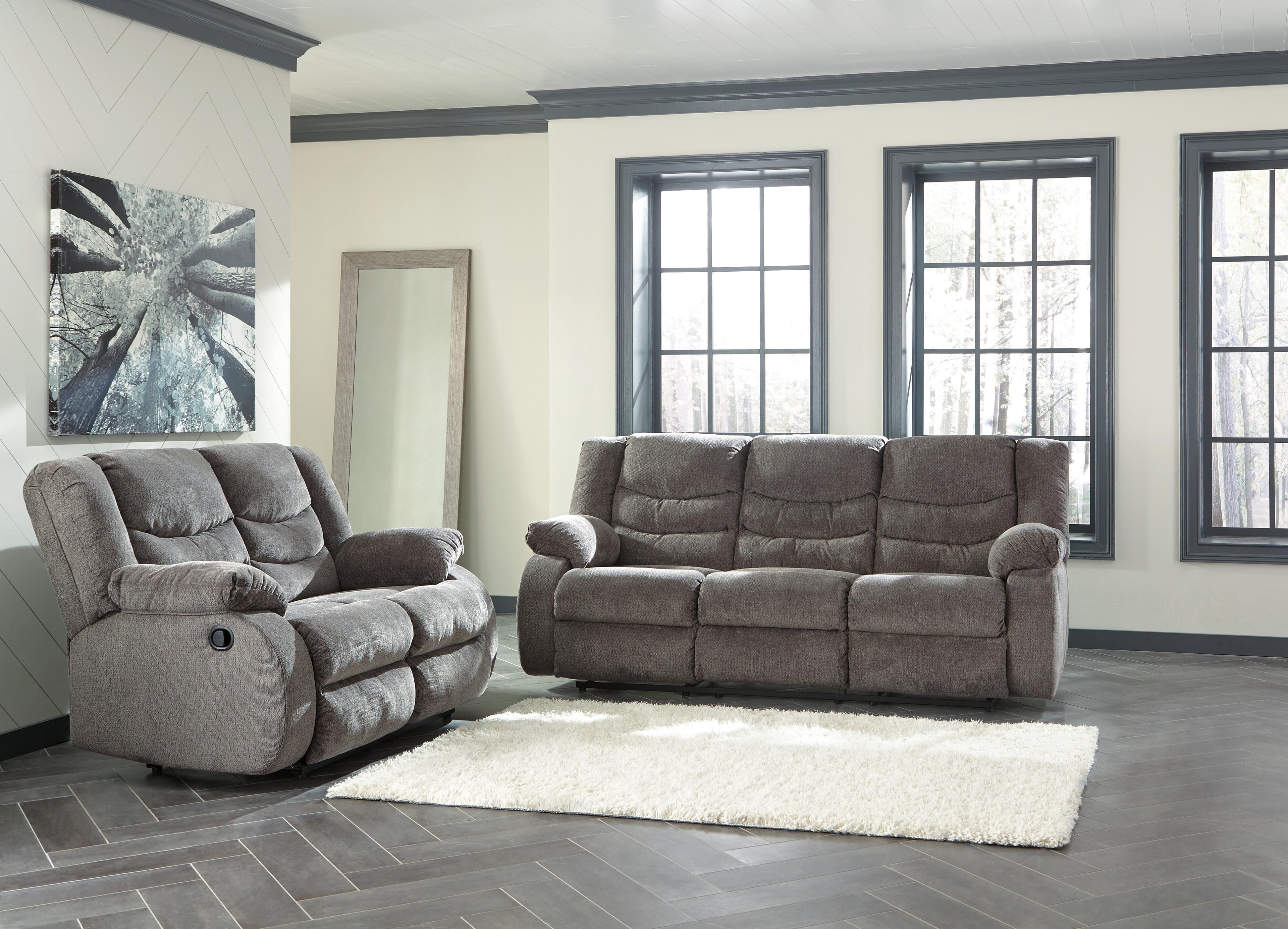 Tulen Sofa and Loveseat - Gray